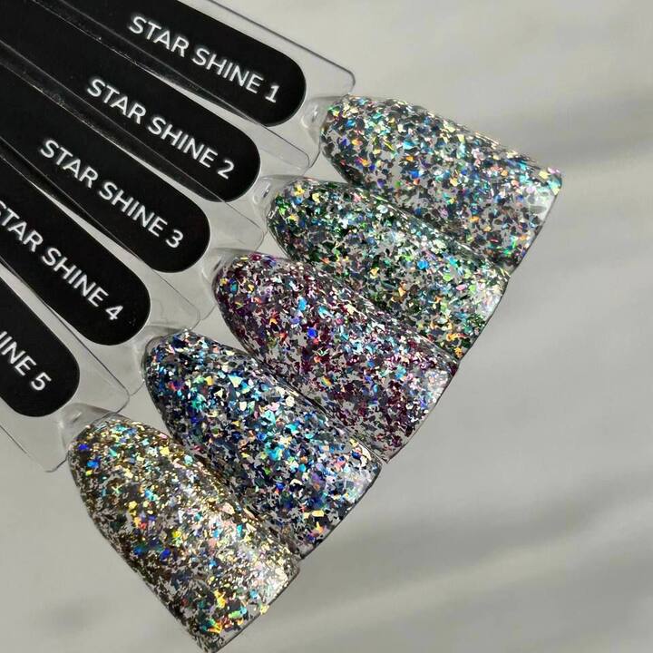 GA&MA. Gel polish, Star Shine #001, 5 g, Гель-лак для дизайну #3