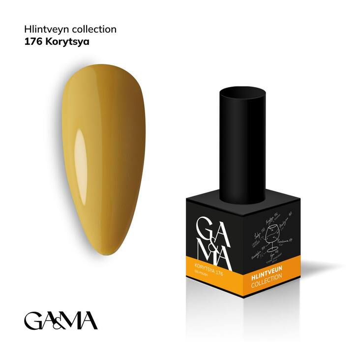 GA&MA. Gel polish #176 CINNAMON, 10 ml, гель-лак, Кориця #1