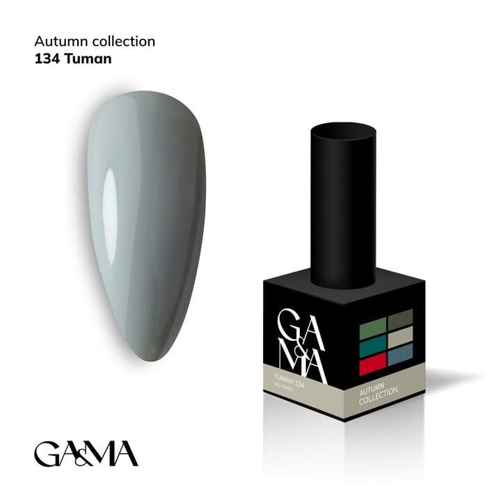 GA&MA. Gel polish #134 Tuman, 10 ml, гель-лак #1