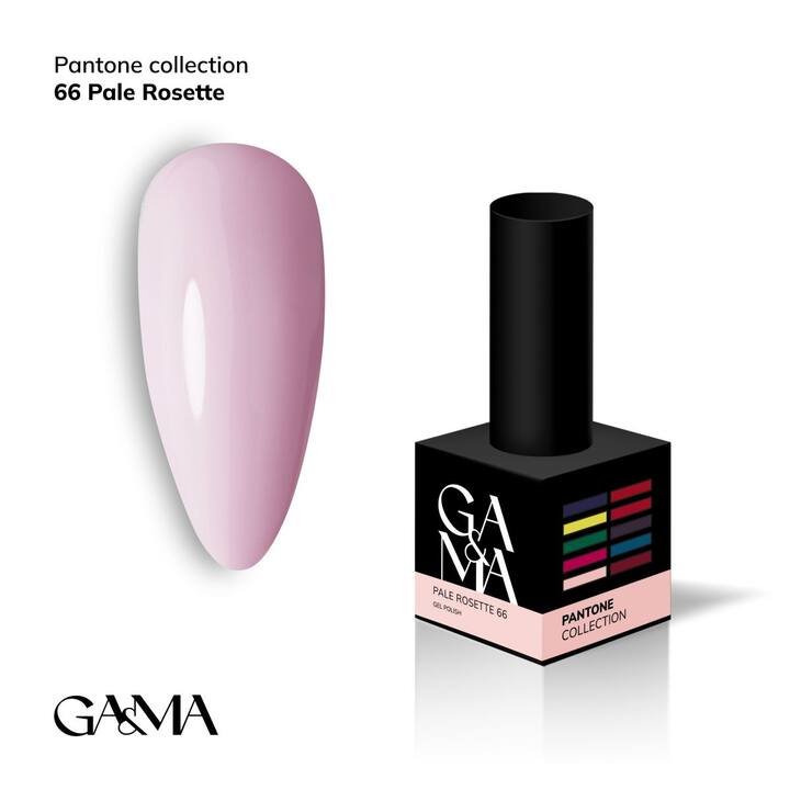 GA&MA. Gel polish #66 PALE ROSETTE, 10 ml, Gellack #1