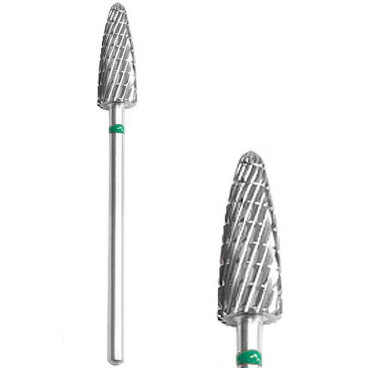 Hartmetallfräser "Mais" grün, Ø 5 MM / Arbeitslänge 13 MM #1