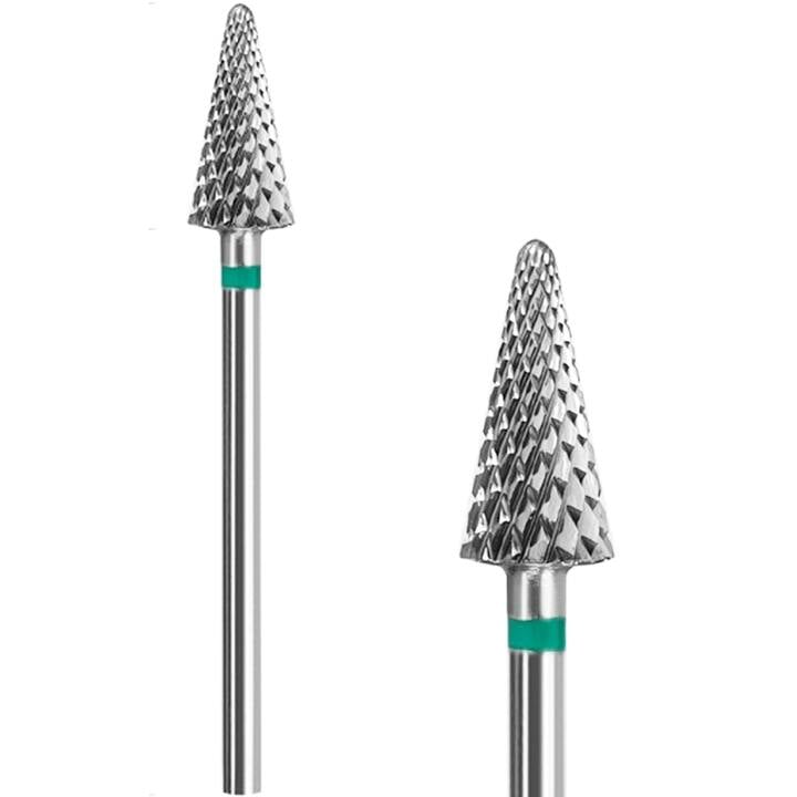 FRESA DE CARBETO "CONE" VERDE, Ø 6 ММ \/ PARTE DE TRABALHO 13 ММ #1