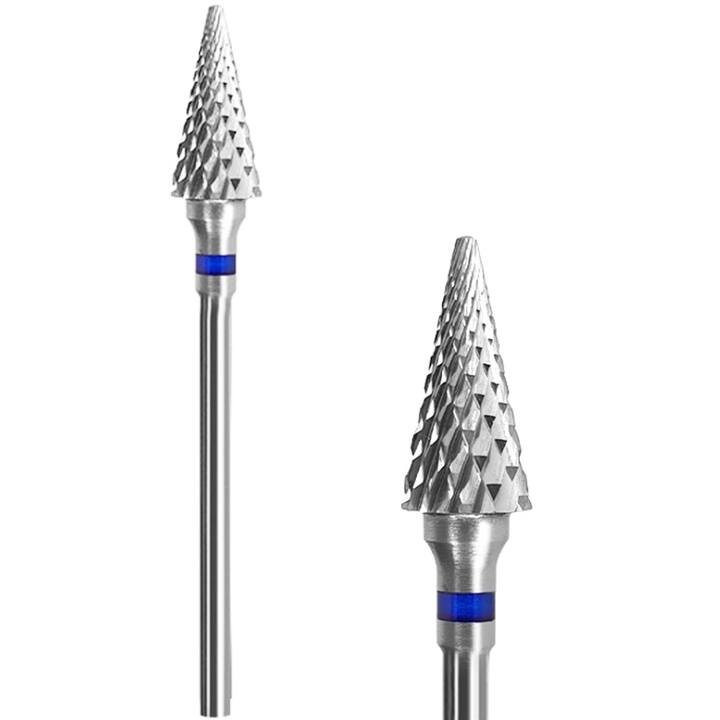 Fresa de Metal Duro "CONE" AZUL, Ø 6 MM / PARTE DE TRABALHO 13 MM #1