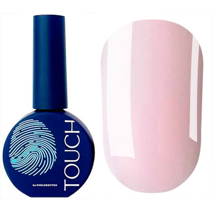TOUCH. Cover Top coat, #10, Milky Pink Top, 13 ml. Кольоровий топ, молочно-рожевий #2