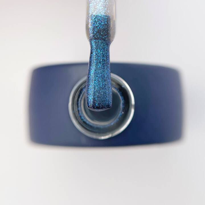 TOUCH. Mirror Top #2, Blue, 13 ml, топ з ефектом втирки, блакитний #2