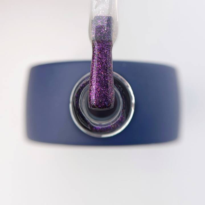 TOUCH. Mirror Top #3, Violet, 13 ml, топ з ефектом втирки, фіолетовий #2
