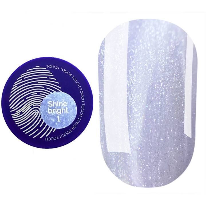 TOUCH. Builder Gel, Shine Bright #1, 15 ml (senza pennello) #1