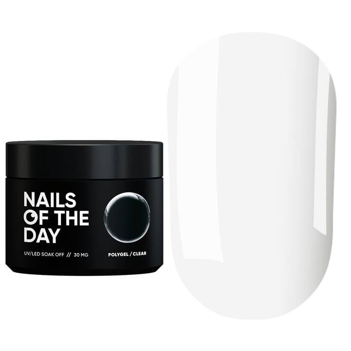NOTD. Polygel, Clear, 30 ml, Polygel transparent feinkörnig #2