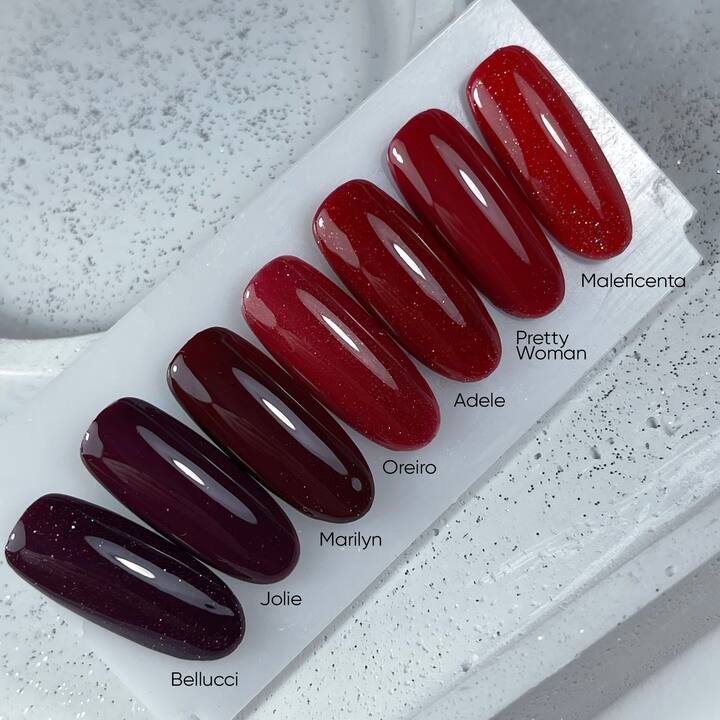 NOTD. "Let's Special" Gel Polish, OREIRO, #155, 10 ml, гель-лак, світло-червоний світловідбиваючий #4