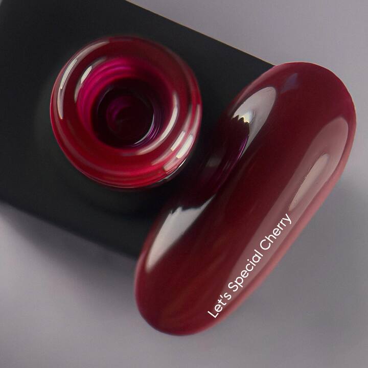 NOTD. "Let's Special" Gel Polish, Cherry, #361, 10 ml. Гель-лак, вишневий #2