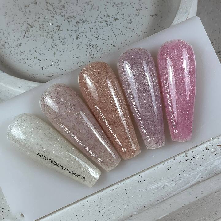 NOTN Reflective Polygel 04, polygel liquide réfléchissant la lumière, 15 ml #2