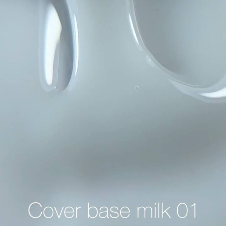 NOTD. Cover Base Milk #01, NEW Formula, 10 ml, напівпрозора холодно–молочна база #2