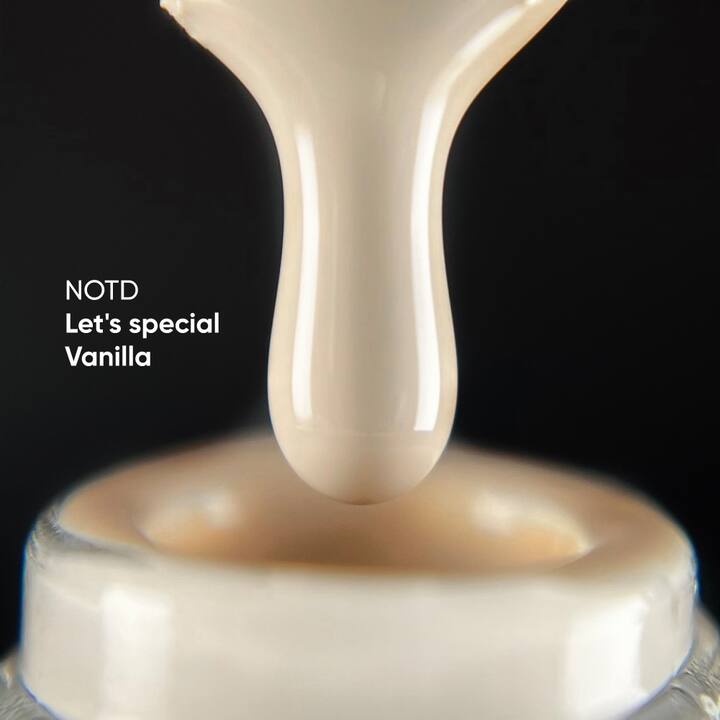 NOTD. "Let's Special" Gel Polish, Vanilla, #085, 10 ml, ванільний гель-лак #3