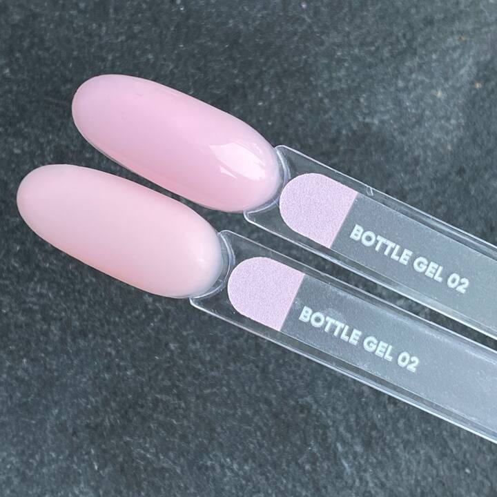 NOTD. Bottle Gel #2, Pale Pink, 30 ml, gel líquido ultrarresistente, rosa pálido #4