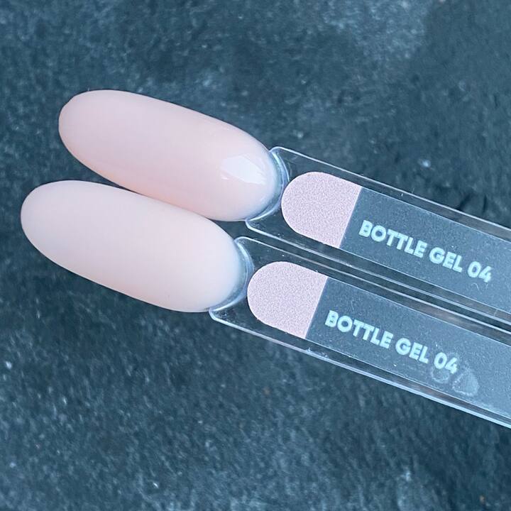 NOTD. Bottle Gel #4, Pale Beige, 10 ml, gel líquido extra-forte, bege leitoso #3