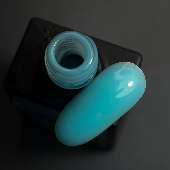 NOTD. Bottle Gel #5, Blue, 10 ml, flüssiger superstarker Builder Gel, himmelblau #3