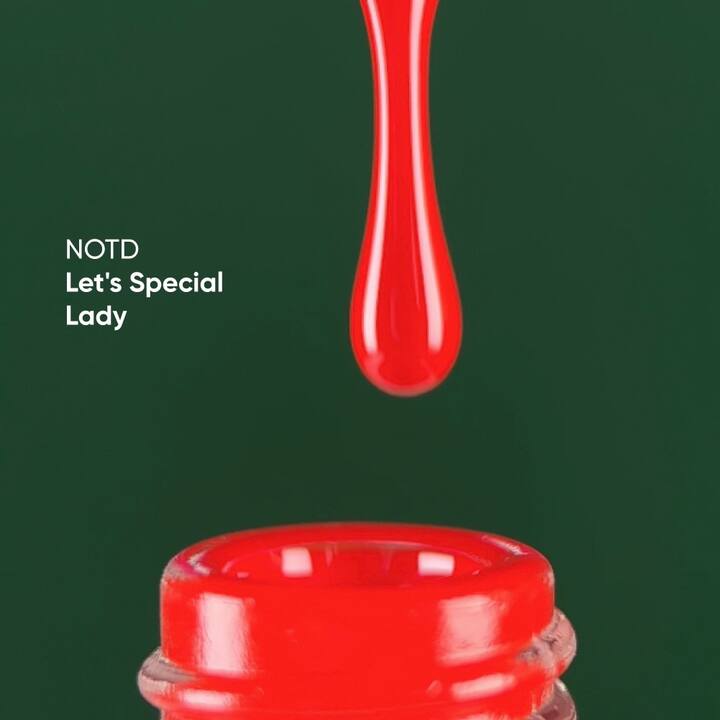 NOTD Гель-лак Let's Special Lady,  #137, 10 ml (насичено-червоний) #2