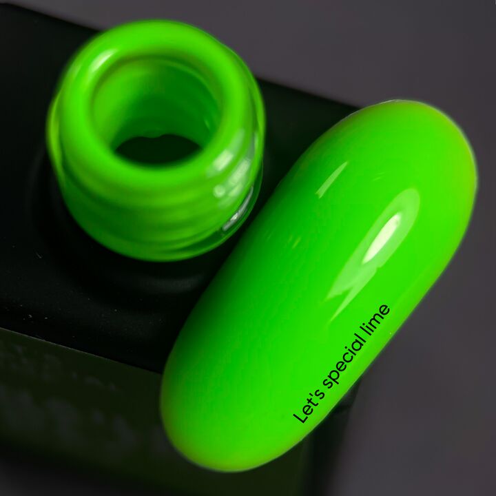 NOTD Гель-лак Let's Special Lime, #245, 10 ml (неоново-салатовий) #3