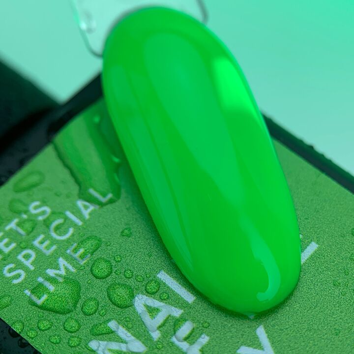 NOTD Гель-лак Let's Special Lime, #245, 10 ml (неоново-салатовий) #4