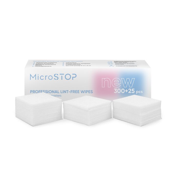 MICROSTOP. Безворсові серветки для манікюру, 325 шт #1