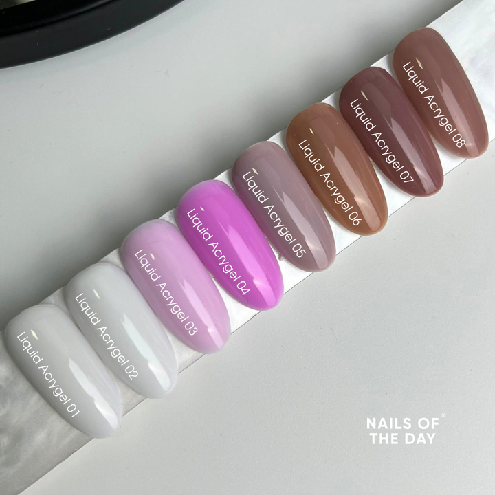 NOTD Liquid Acrygel 04, 15 ml, acrygel liquide rose #5