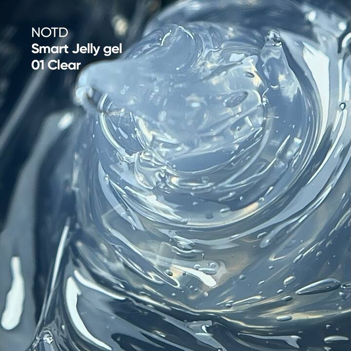 NOTD. Smart Jelly Gel #01, Clear, 15 ml, gel jelly trasparente #3