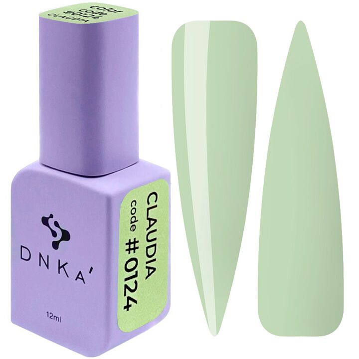 DNKa’ Gel Polish Claudia #0124, 12 ml, пастельно-фісташковий #1