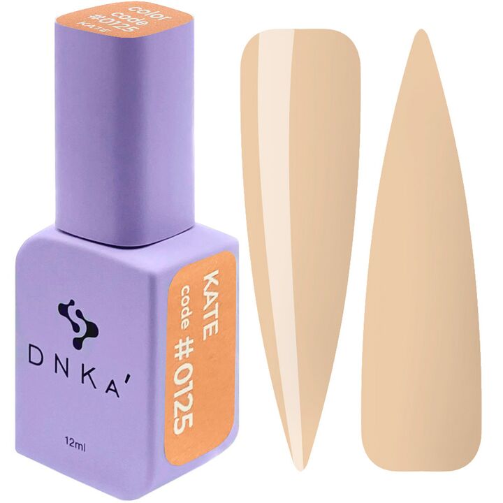 DNKa’ Gel Polish Kate #0125, 12 ml, пастельно-нюдовий #1