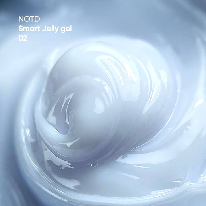 NOTD. Smart Jelly Gel #02, White, 15 ml, weißes Gel-Jelly #3