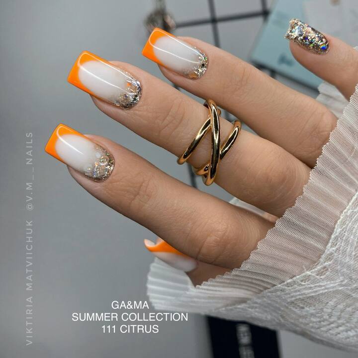 GA&MA. Gel polish #111 Citrus, 10 ml, gel polish, Citrus #3