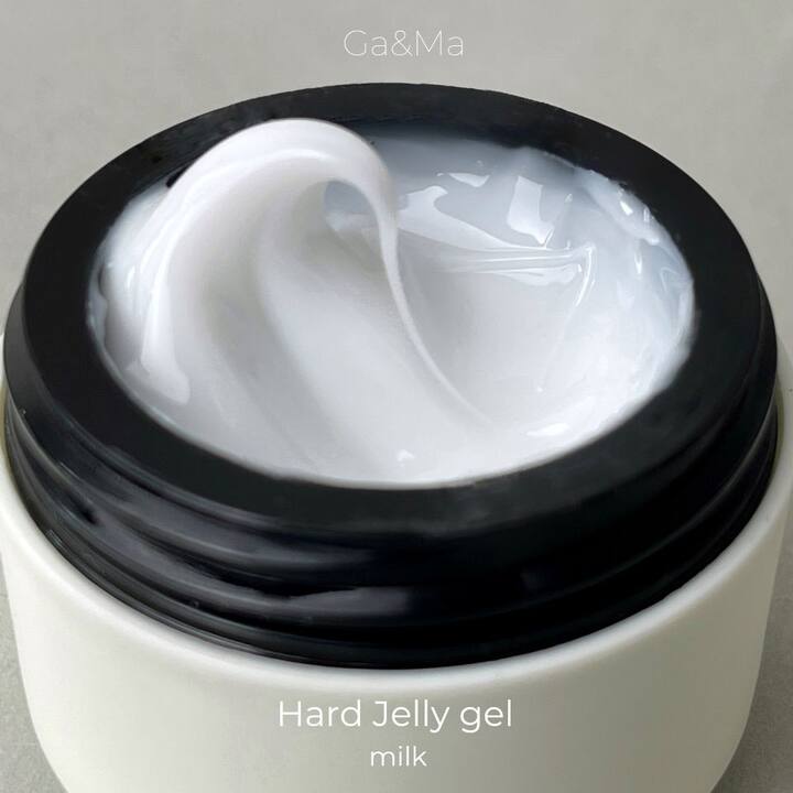 GA&MA. Hard Jelly Gel, Milky, 30 ml, гель-желе молочний #2