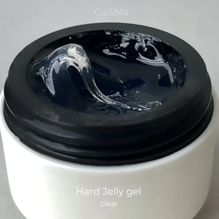 GA&MA. Hard Jelly Gel, Clear, 30 ml, гель-желе прозорий #2