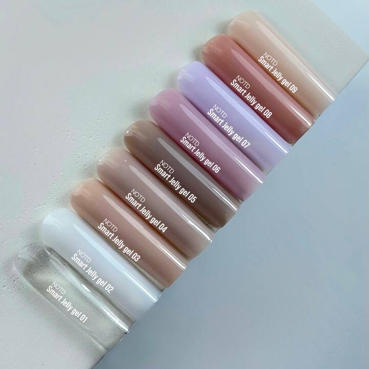 NOTD Smart Jelly Gel Nr. 06, 15 ml, lila-rosafarbenes Gel-Jelly #5
