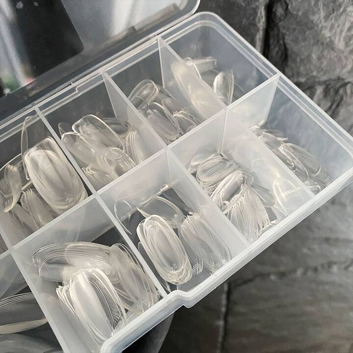 NOTD. Gel Tips, Almond, 500 piezas, Gel tips para extensión, almendra, 500 piezas #2