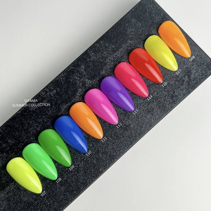 GA&MA. Gel polish #168 PAPAYA, 10 ml, гель-лак #2