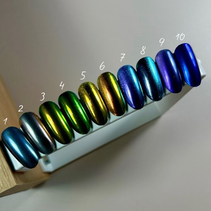 TOUCH. Aurora Powder #10, 5 ml, перлинна втирка #4