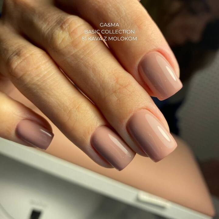 GA&MA. Gel polish #51 COFFEE&MILK, 10 ml, gel polish, café au lait #3