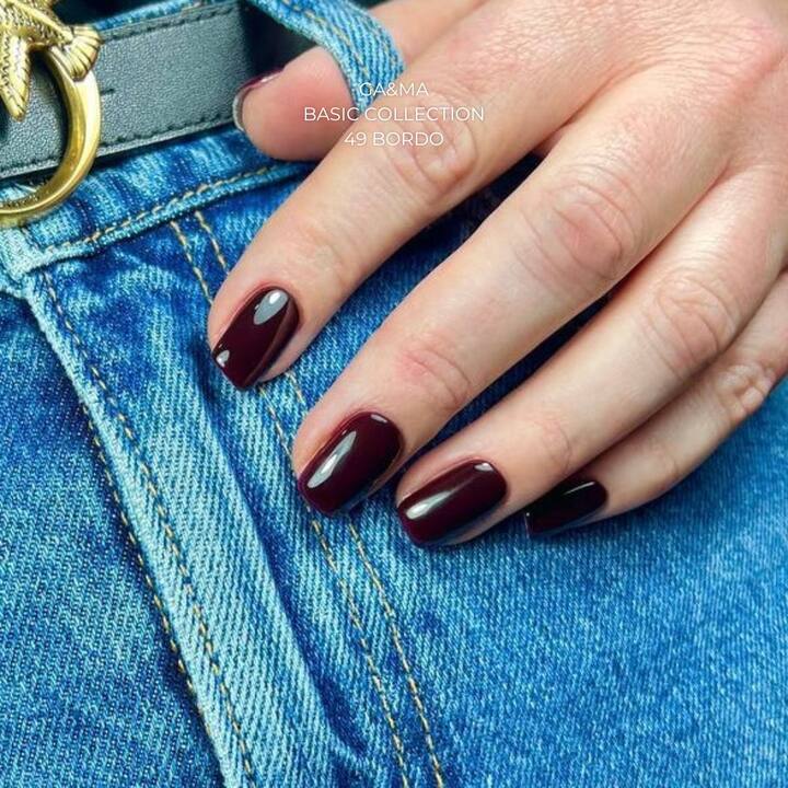 GA&MA. Gel polish #49 BORDEAUX, 10 ml, гель-лак, бордо #6