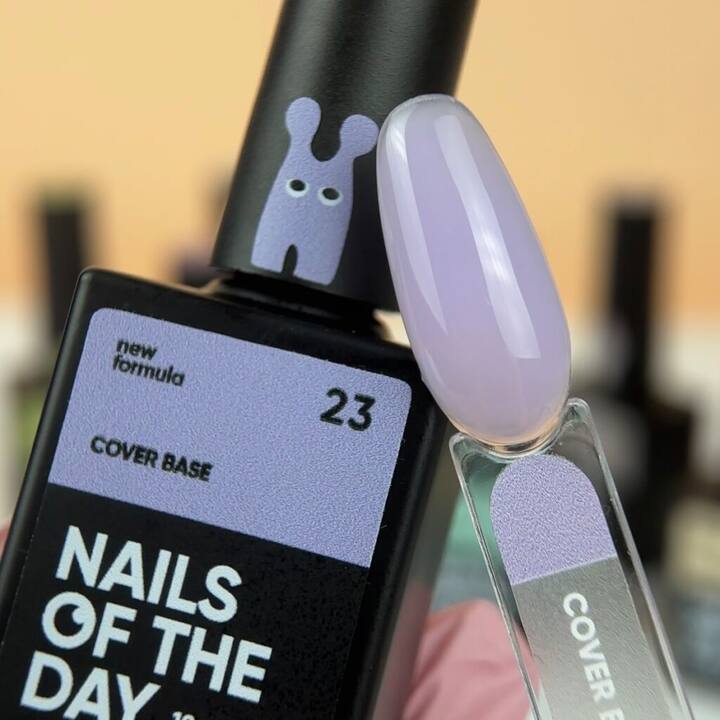 NOTD. Cover Base, NEW Formula #23, 10 ml, lila Camouflage Base #3
