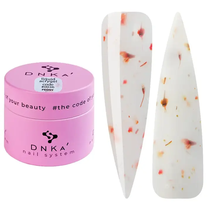 DNKa' Liquid Acrygel #0036 Peony, 15 ml, flüssiges Gel #1