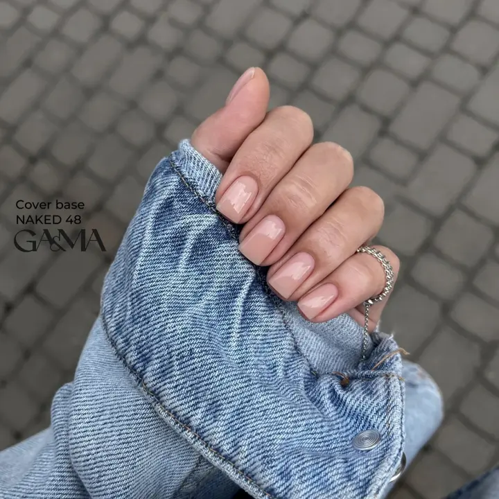 GA&MA. Cover base #048 Naked, 15 ml (формула одного шару) #10