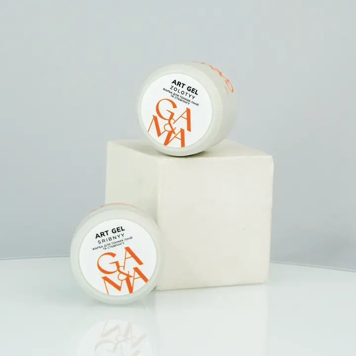 GA&MA. Art gel GOLD, 5 g, Gel peinture, doré #3