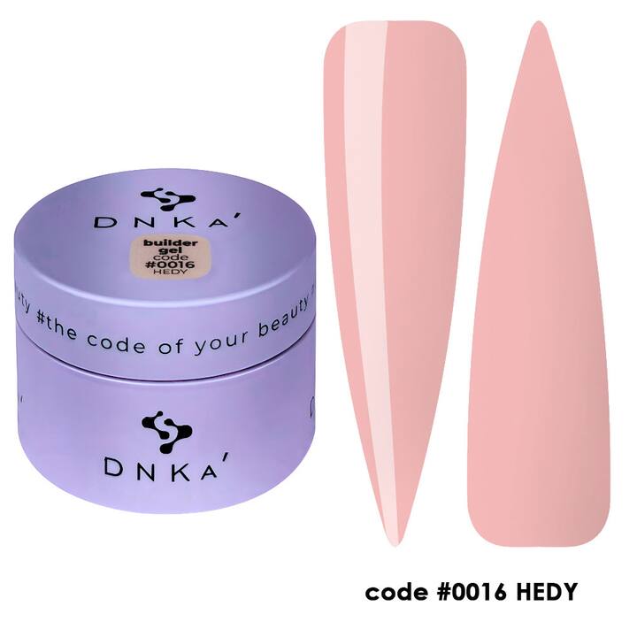 DNKa’. Builder Gel #0016 Hedy, 30 ml, гель для моделювання #1