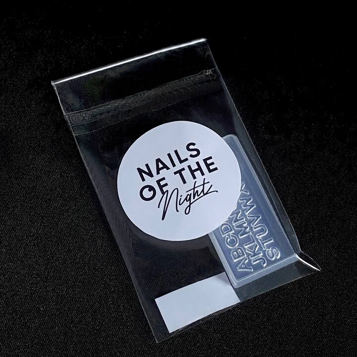 NOTD. Nail Silicone Molds, Letters, Silikonformen, lateinische Buchstaben #2