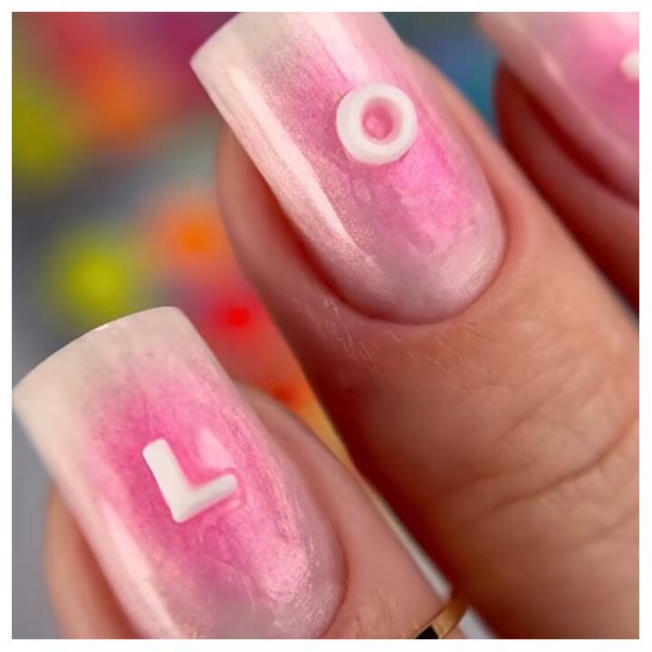 NOTD. Nail Silicone Molds, Letters, Silikonformen, lateinische Buchstaben #5