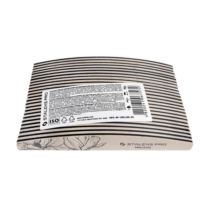 STALEKS. Set da 25 pezzi, Lima "mezzaluna" 180/240 grit, minerale, EXPERT 40 #5