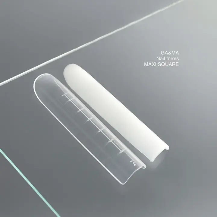 GA&MA. Top nail forms Maxi Square, верхні форми для нарощування (максі квадрат), 120 шт #4