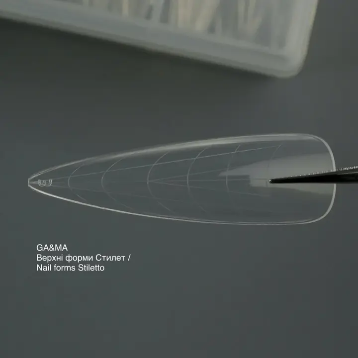 GA&MA. Top nail forms Stiletto, верхні форми для нарощування (стилет), 120 шт #2
