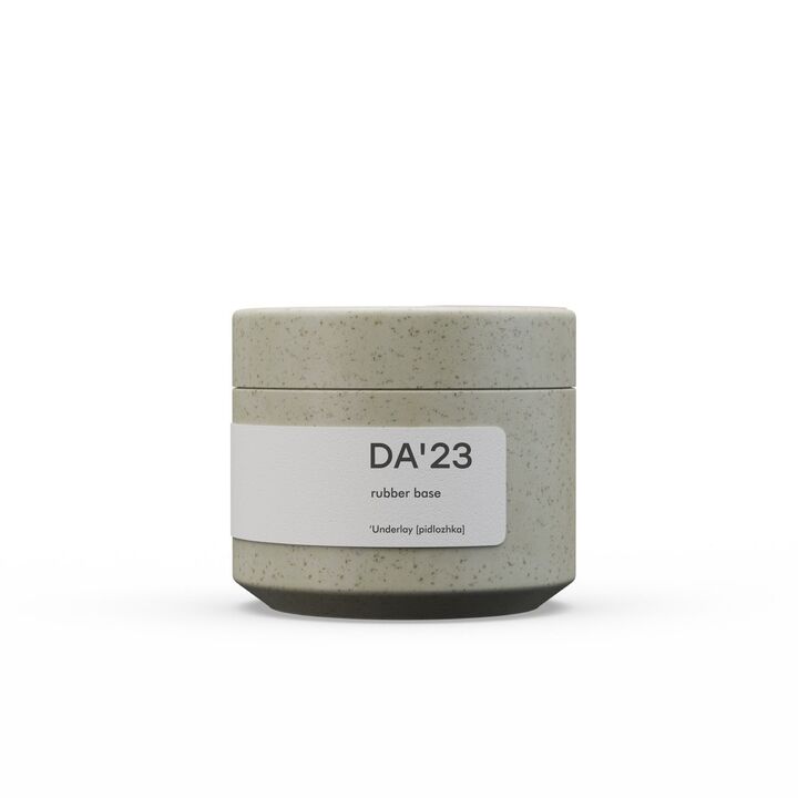 DA'23. Rubber base, Underlay, 30 ml, прозора база для підложки (баночка) #1