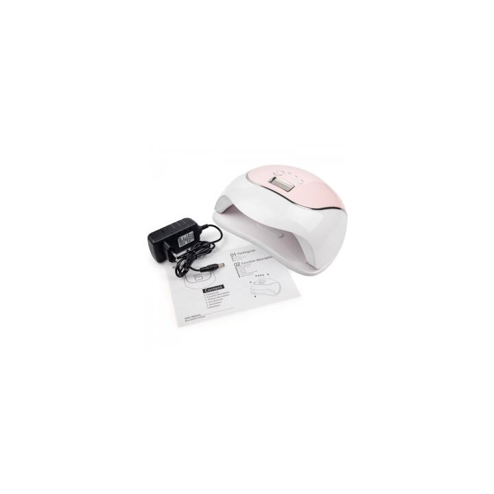 UV-LED lamp SUN BQ-V5 120W MACAROON PINK. Lampada per asciugatura gel polish rosa #4